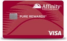Affinity Federal Credit Union Pure Rewards Visa