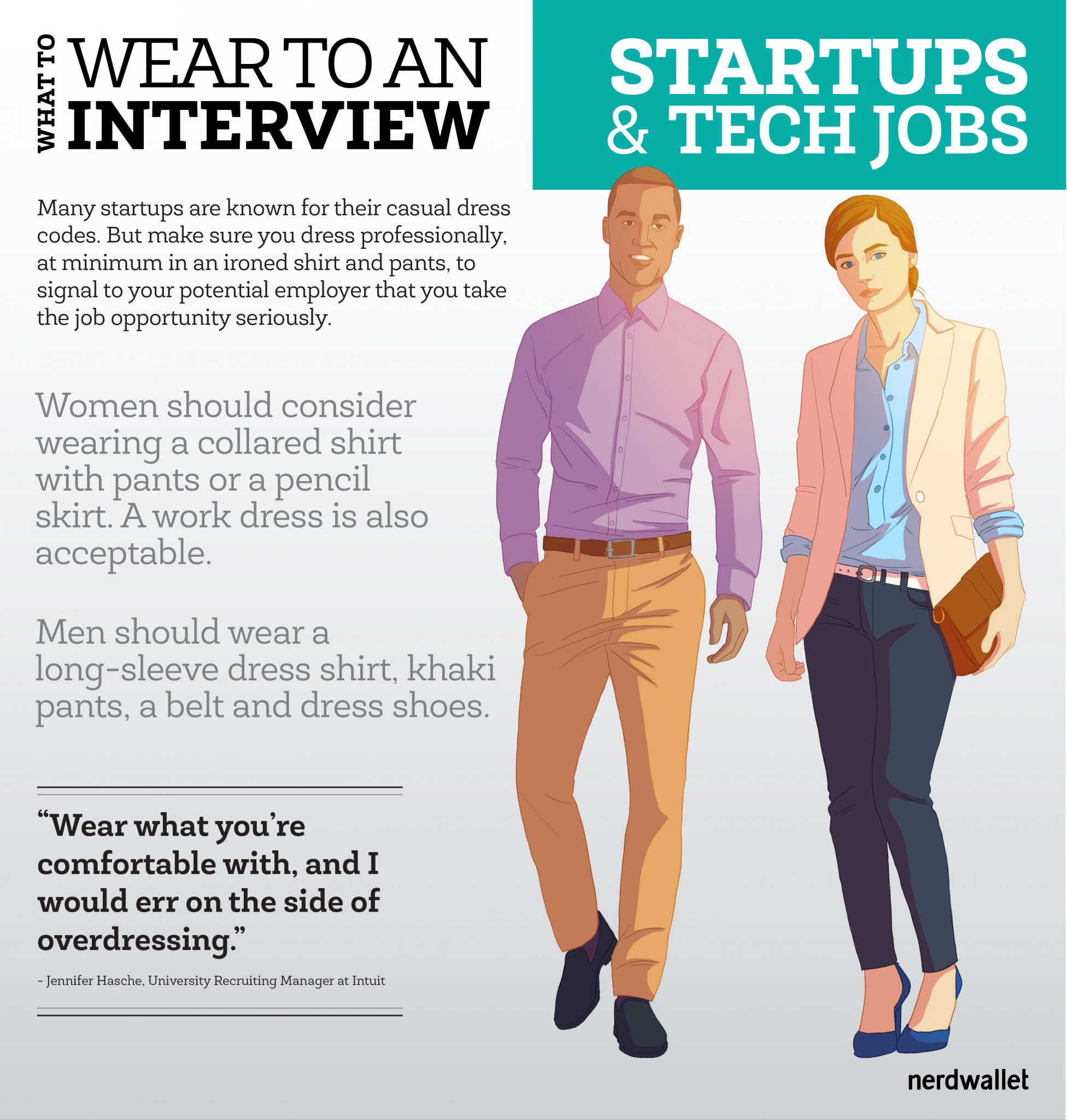 what to wear to a startup or tech job interview  nerdwallet