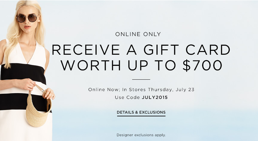 Gift Card Giveaway at Saks Fifth Avenue NerdWallet