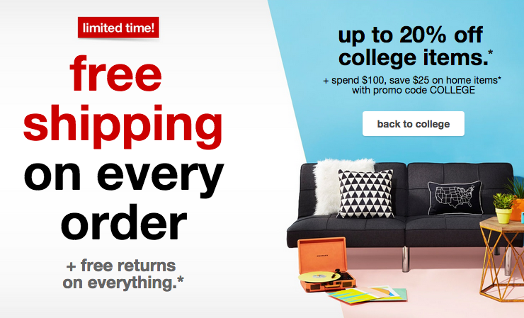 Up To 20 Off College Items At Target And Free Shipping
