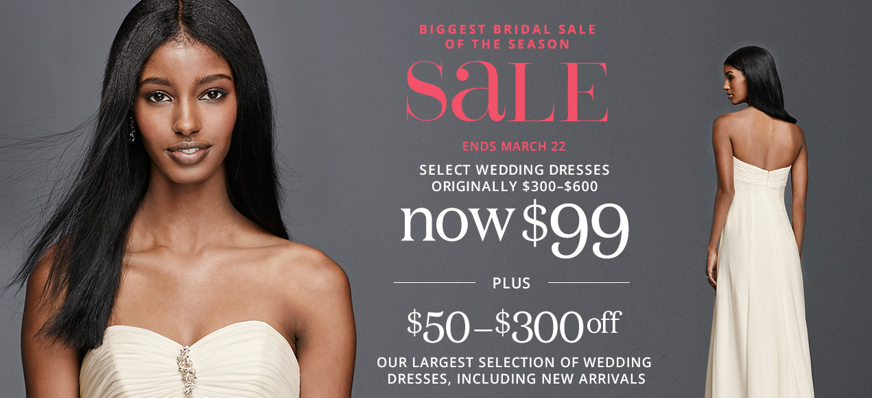 david's bridal $99 sale