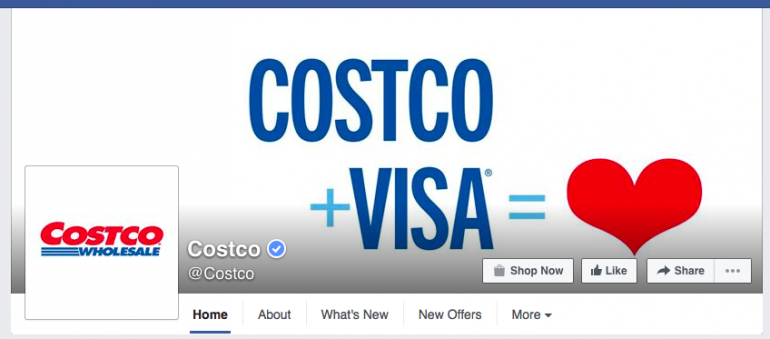 Costco Facebook Page