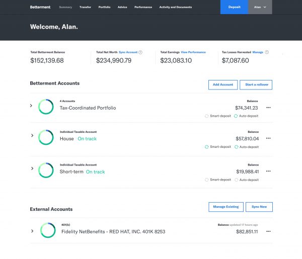 investment account with low balance