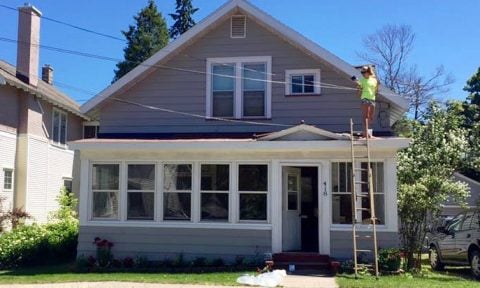 Lakenen, who has no student debt, was able to purchase this historic home at age 22. 