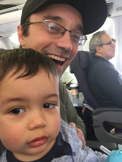 Travel hacks for flying with a toddler