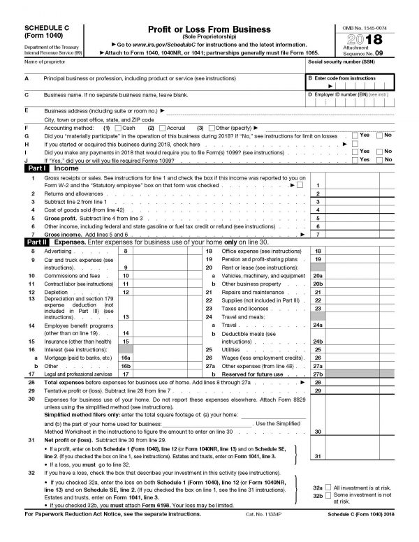 1040 Tax Rate Chart