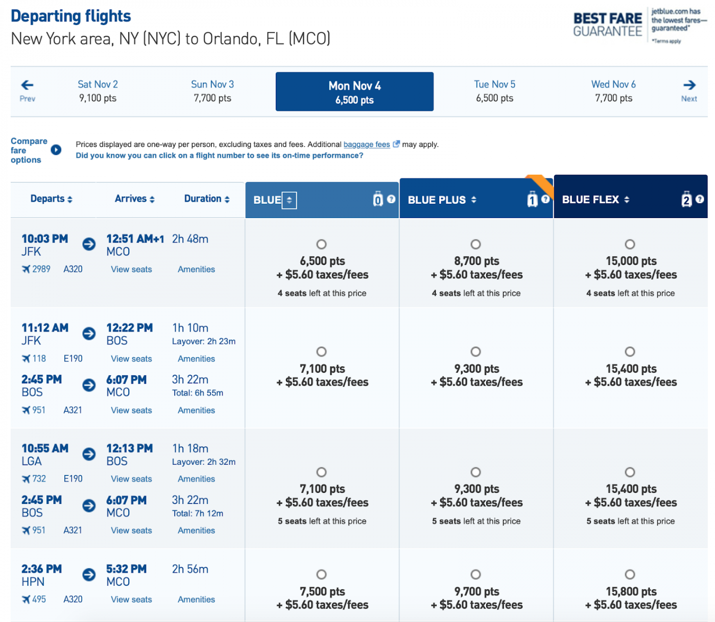 jetblue travel agent rates