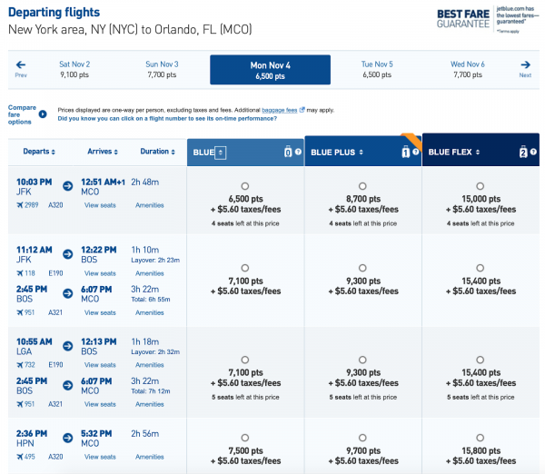 jetblue best deals