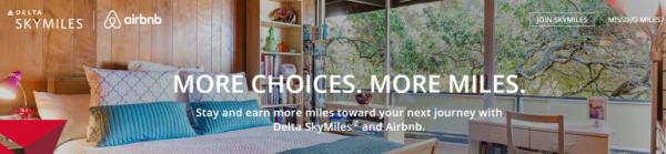 delta airbnb partnership