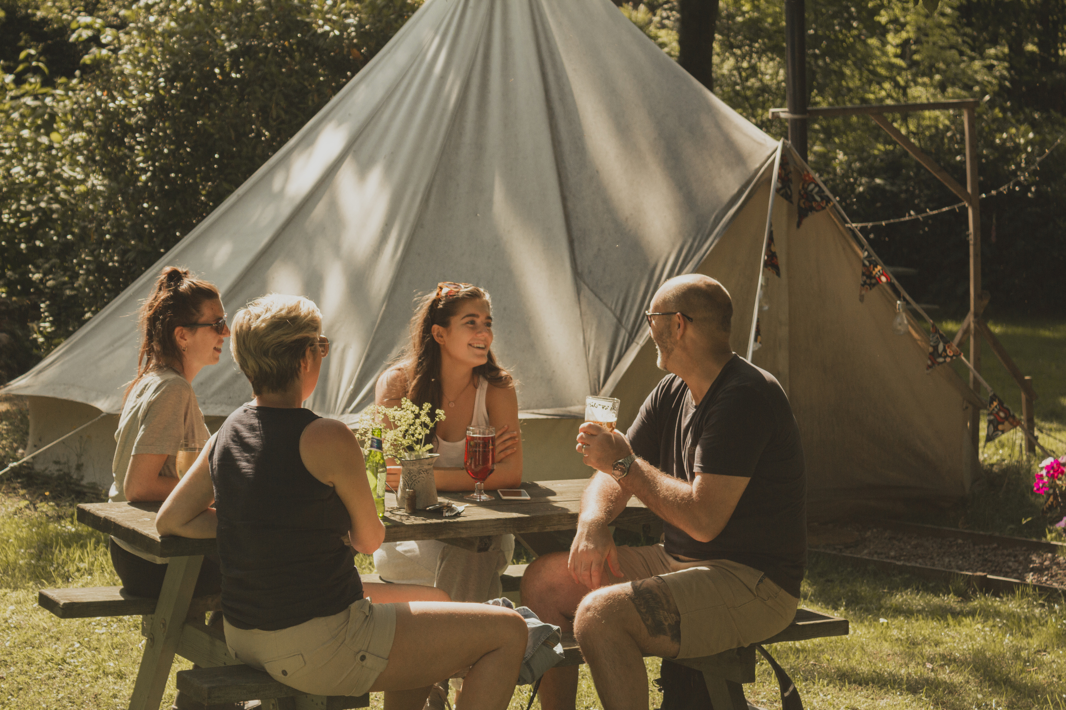 What is glamping and what's the difference between camping and glamping?