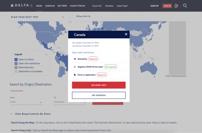 delta us travel requirements