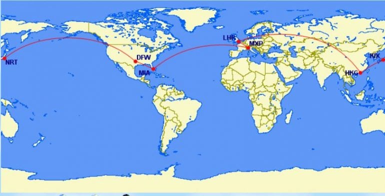 transport journey with stopover