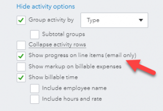 QuickBooks Progress Invoicing