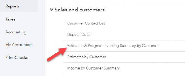 QuickBooks Progress Invoicing