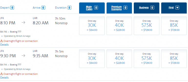 upgrade world traveller plus to business