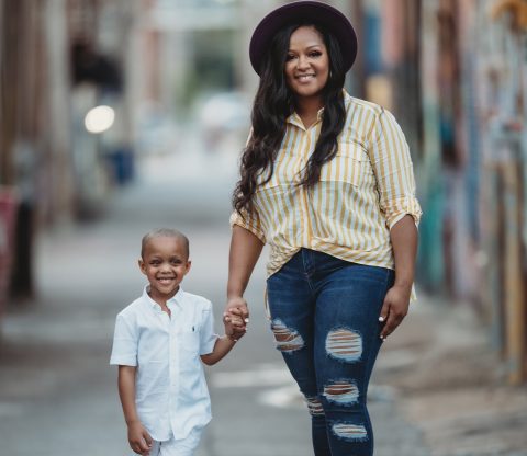 Jernessa Jones and her son Kyan