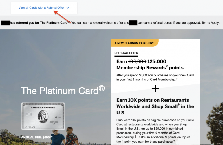 amex refer a friend credit card bonuses