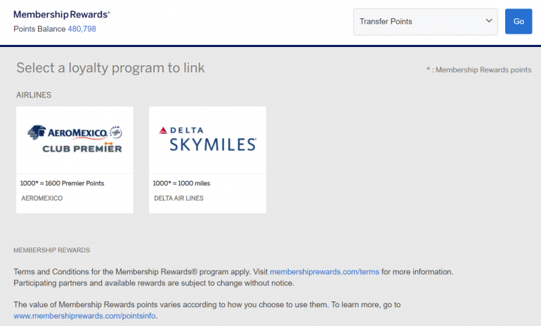 amex travel partners points