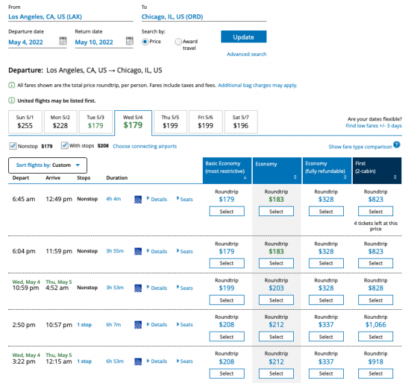 how to save on united flights