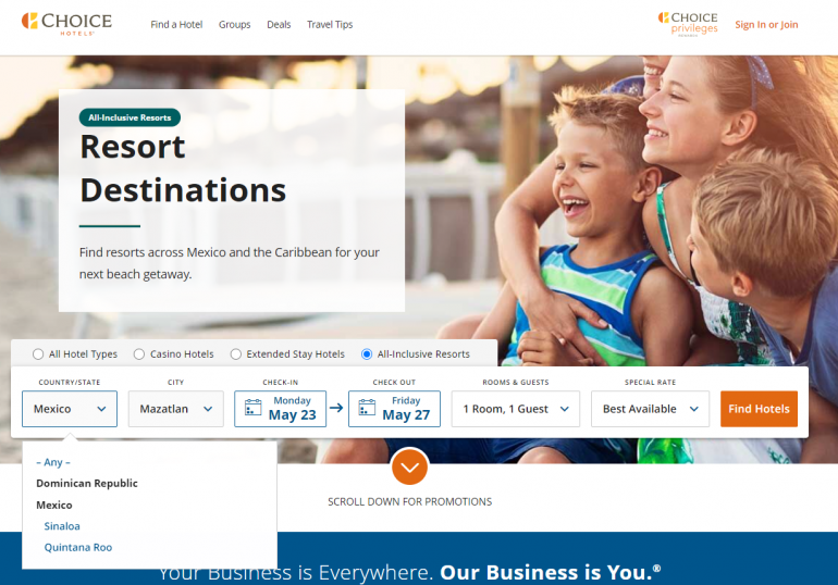 best travel site to book all inclusive