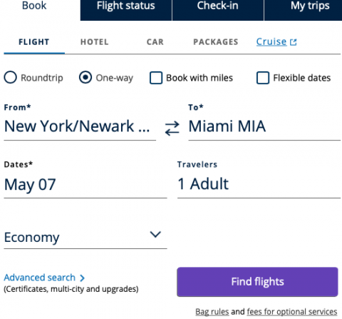united travel options bundle refund