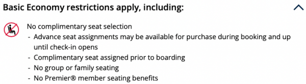 united airline no seat assignment