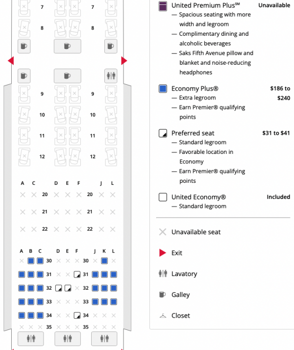 United Airlines Seat Selection What To Know Nerdwallet