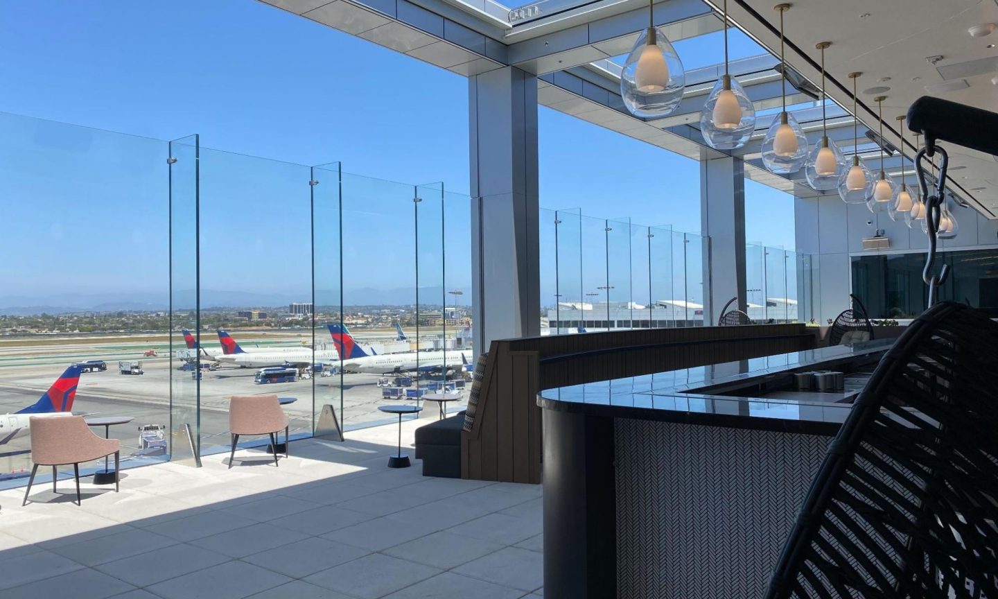 Delta Sky Club LAX Review Sky Deck Is the Star NerdWallet