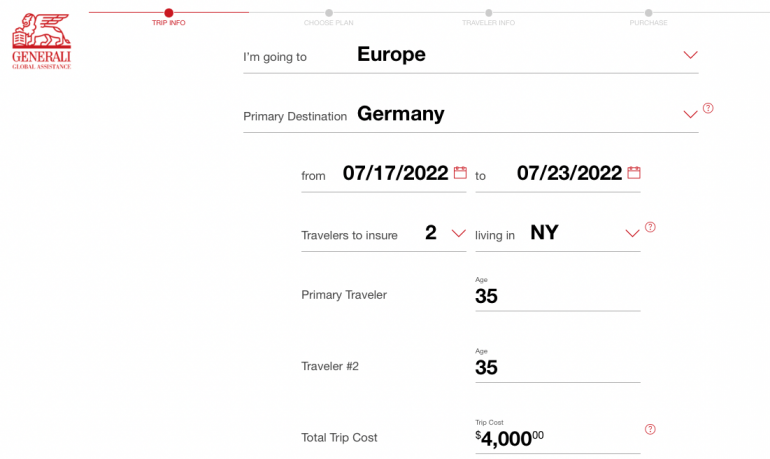 generali travel insurance claim