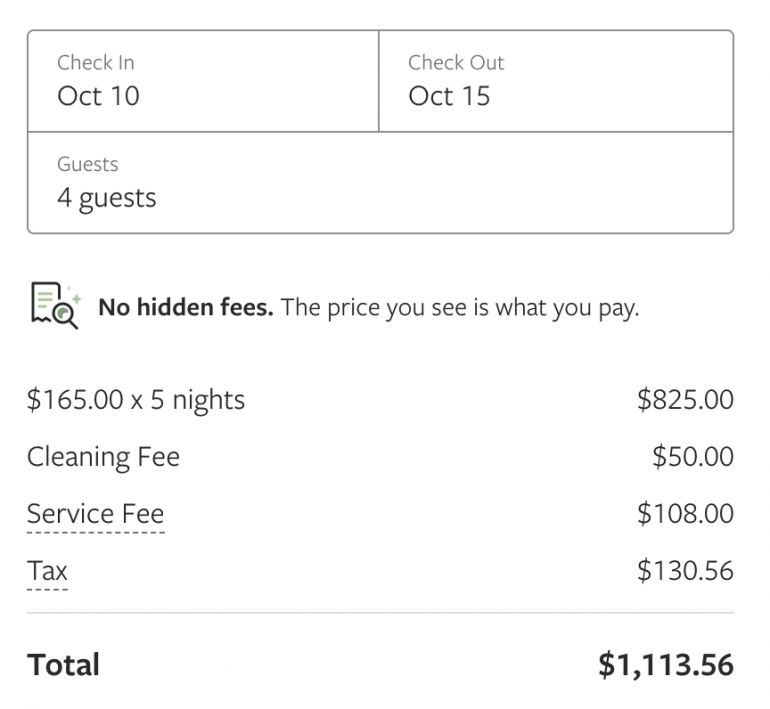 Say No to VRBO Service Fee