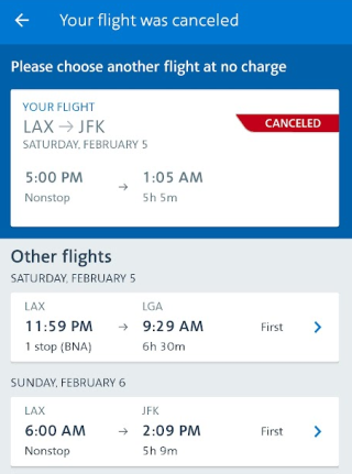 American Airlines - Compensation for delayed flights