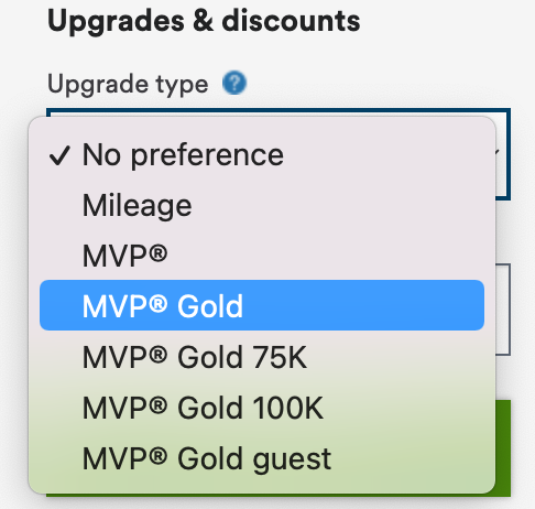 mvp gold booking