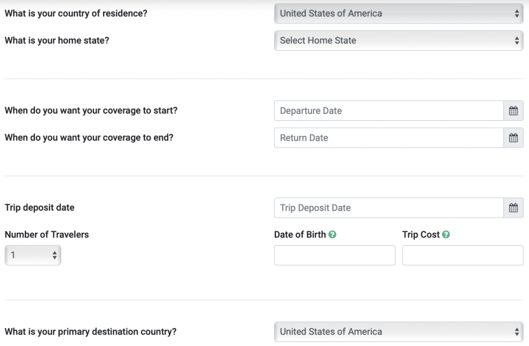 safe trip travel insurance