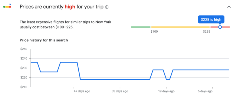 multi flight trip google