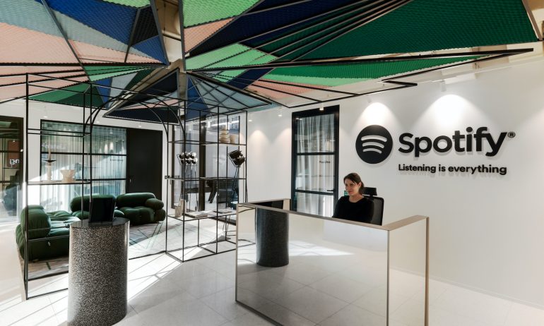 Spotify offices in Milan. Photo courtesy of Spotify.