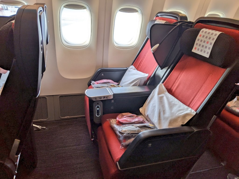 jal premium economy trip report