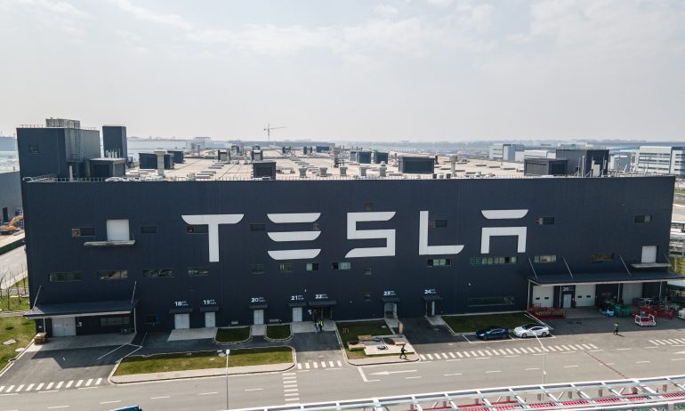 Tesla Shanghai Gigafactory (Photo by Xiaolu Chu/Getty Images)