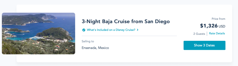 disney cruise search