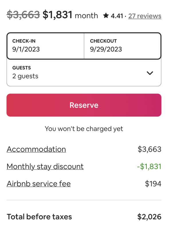 airbnb extend trip