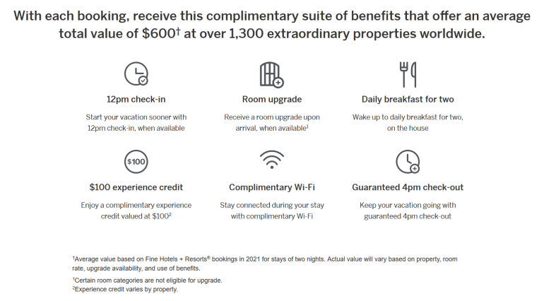 fine travel amex