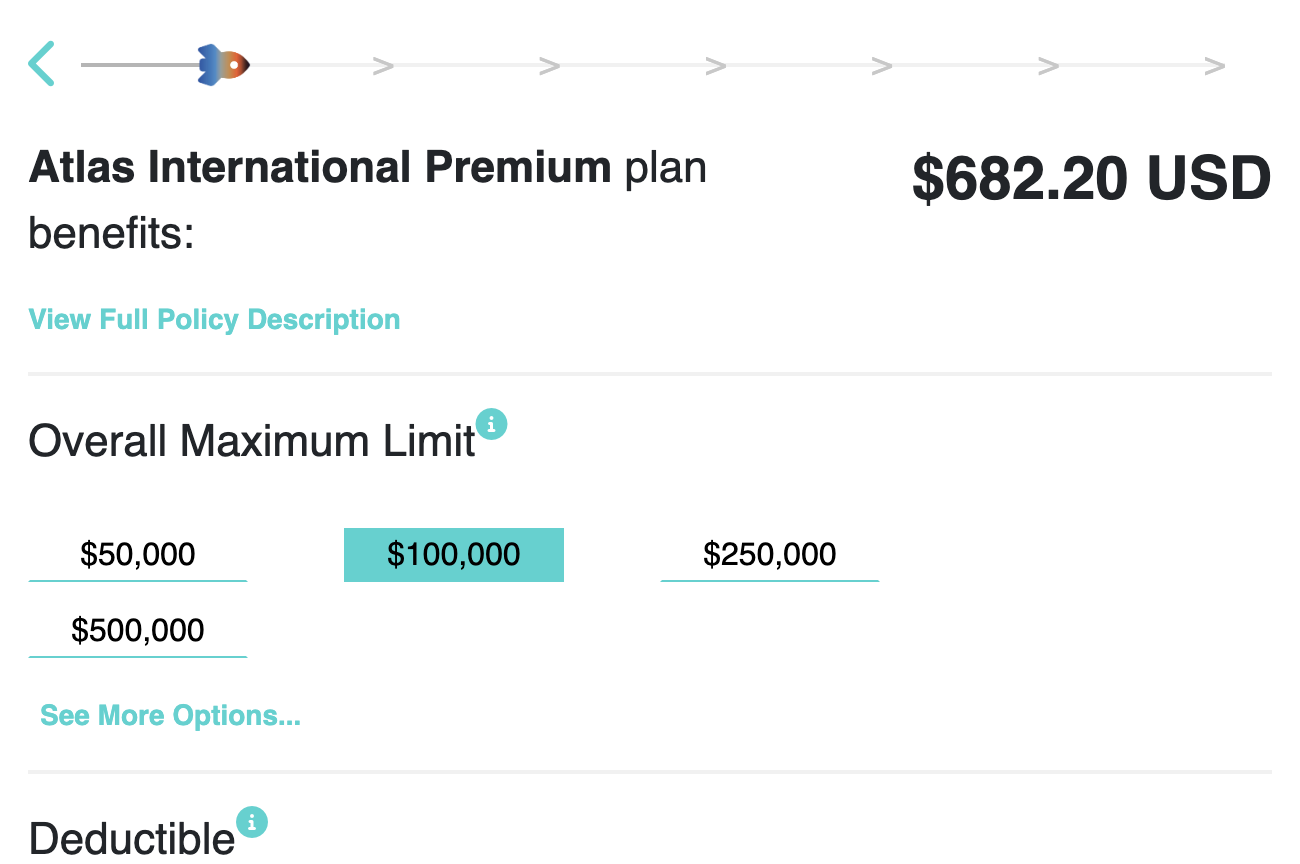 Atlas Travel Insurance nomad insurance plans