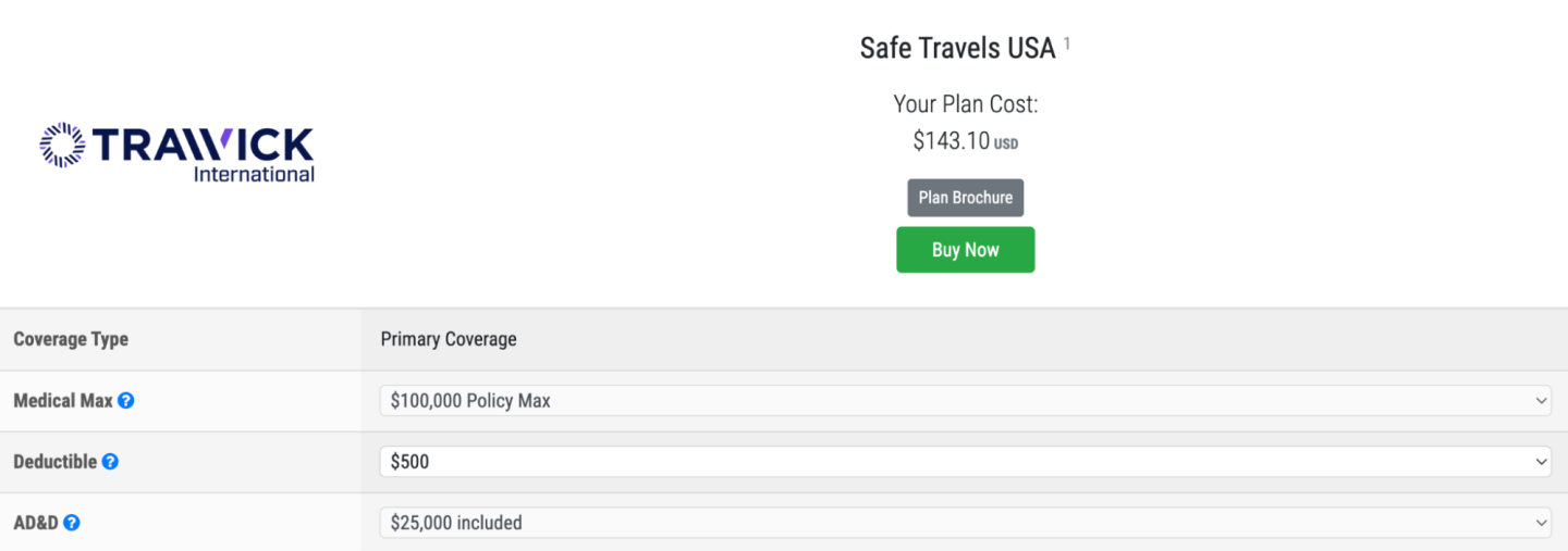 tourist visa usa health insurance