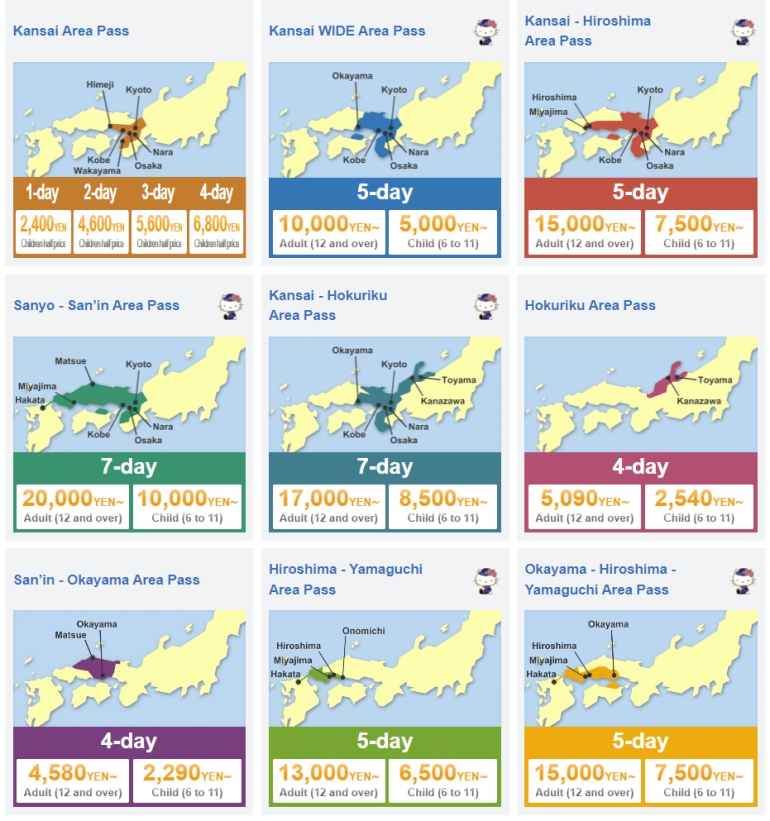 japan travel pass cost