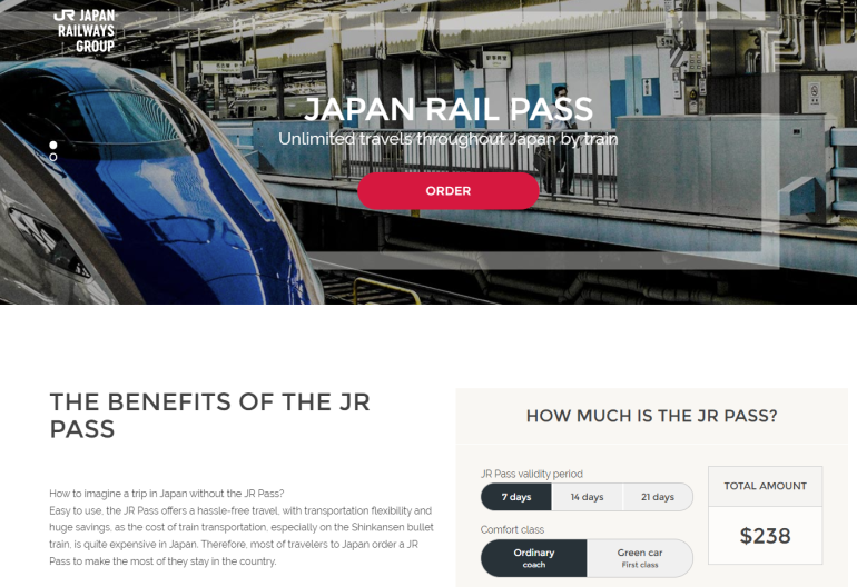 japan travel pass cost