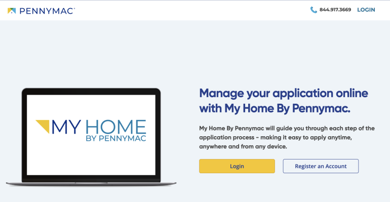 The Pennymac website explains My Home By Pennymac, an online mortgage application that is accessible anywhere and on any device.