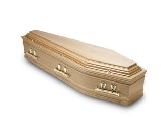 A coffin.