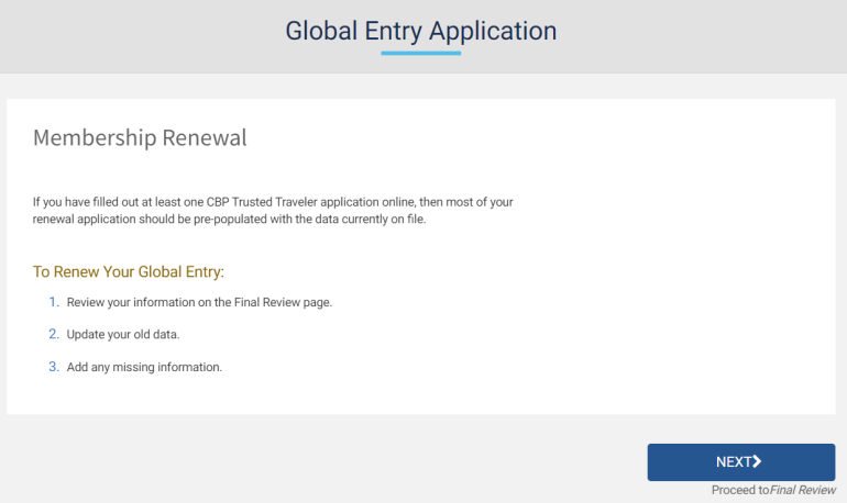 travel card with global entry