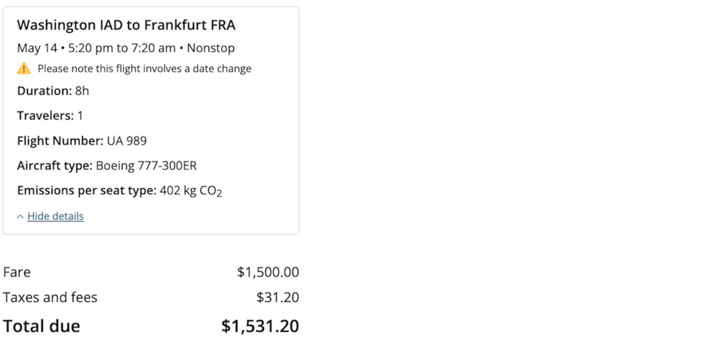 definition round trip fare