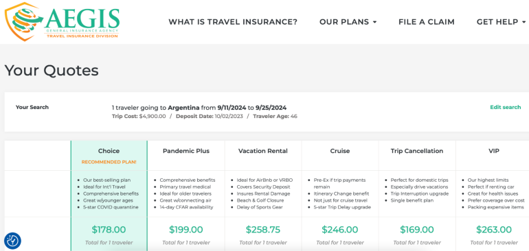 go travel cruise insurance