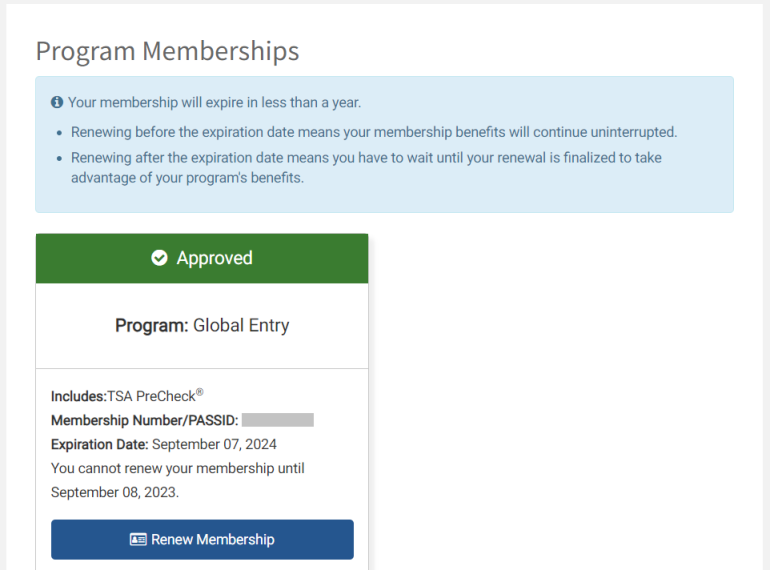 A Guide to Global Entry Renewal